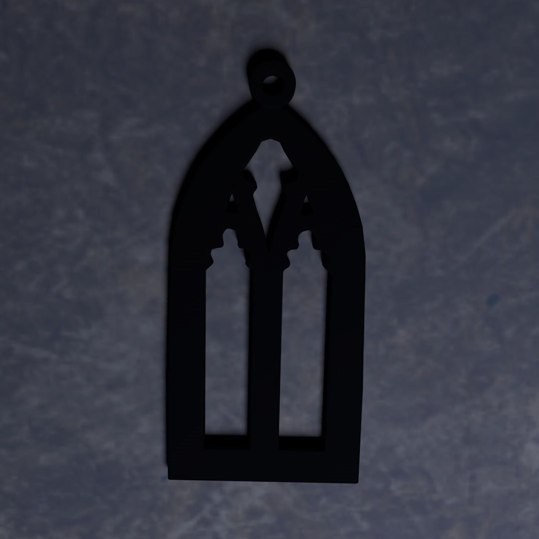 Halloween earrings 3D print model_6