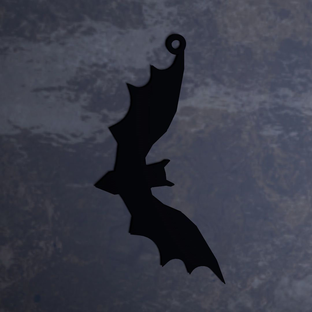 Halloween earrings 3D print model_3