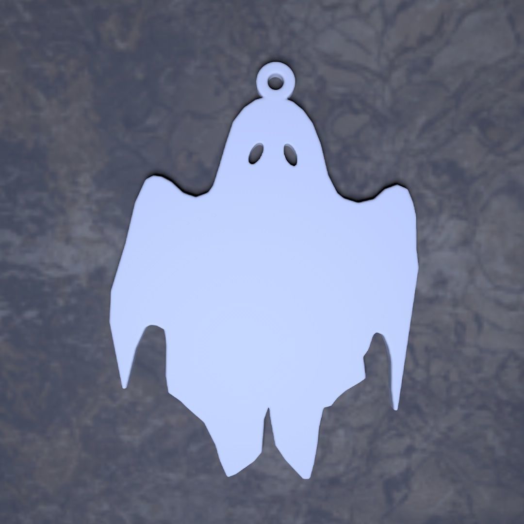 Halloween earrings 3D print model_4
