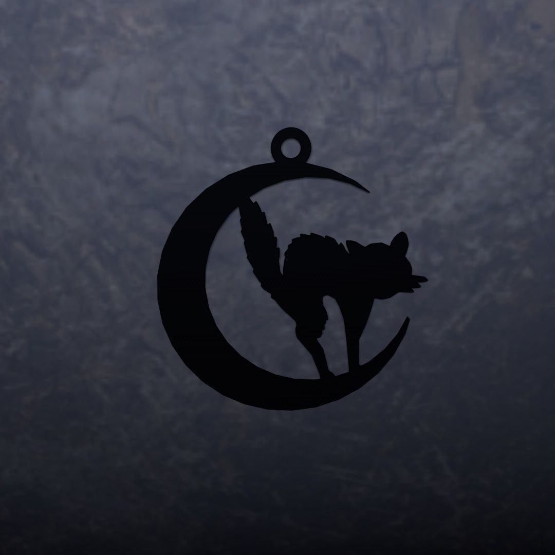 Halloween earrings 3D print model_2