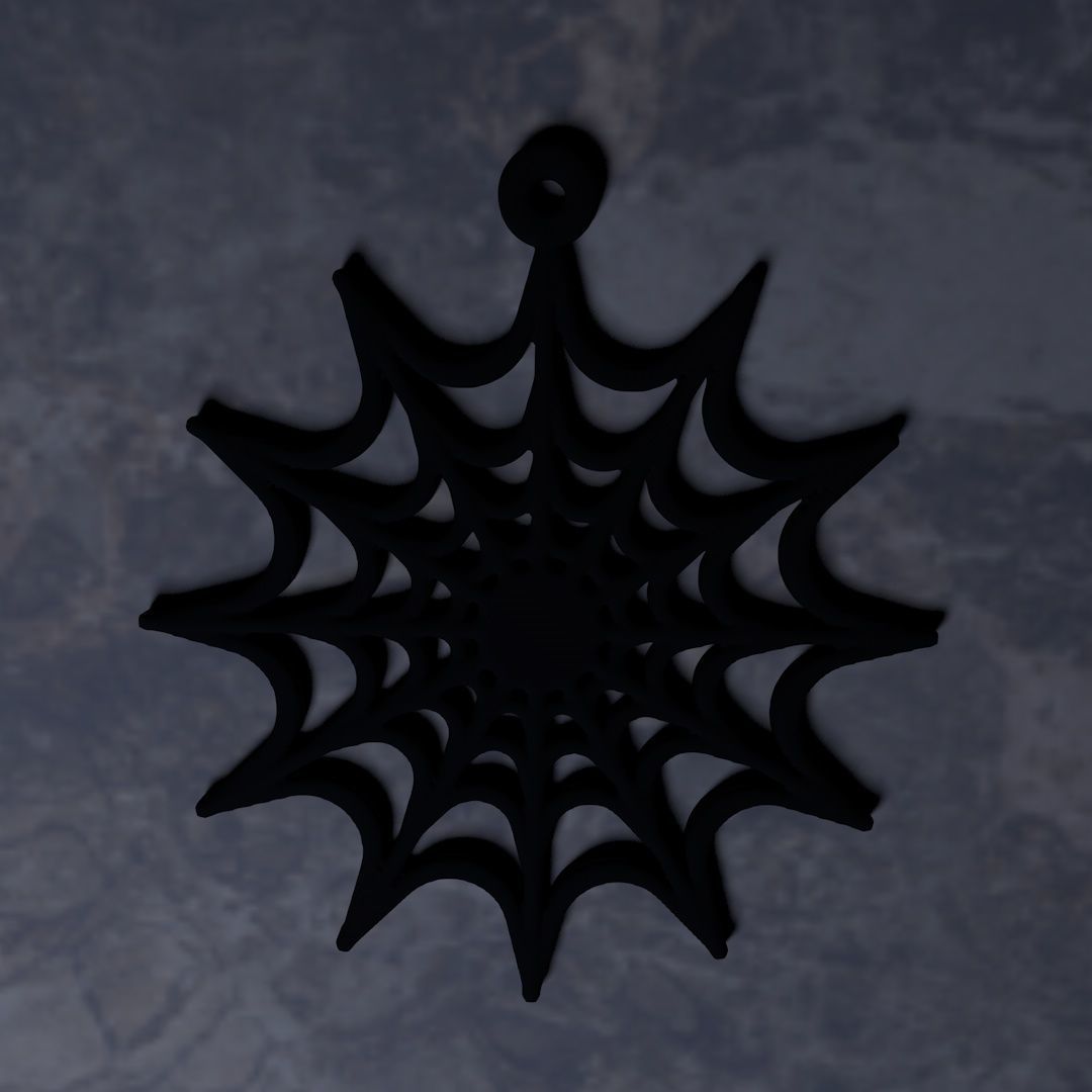 Halloween earrings 3D print model_7