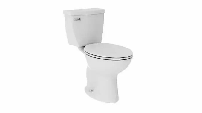 Single Flush Round Chair Height Toilet