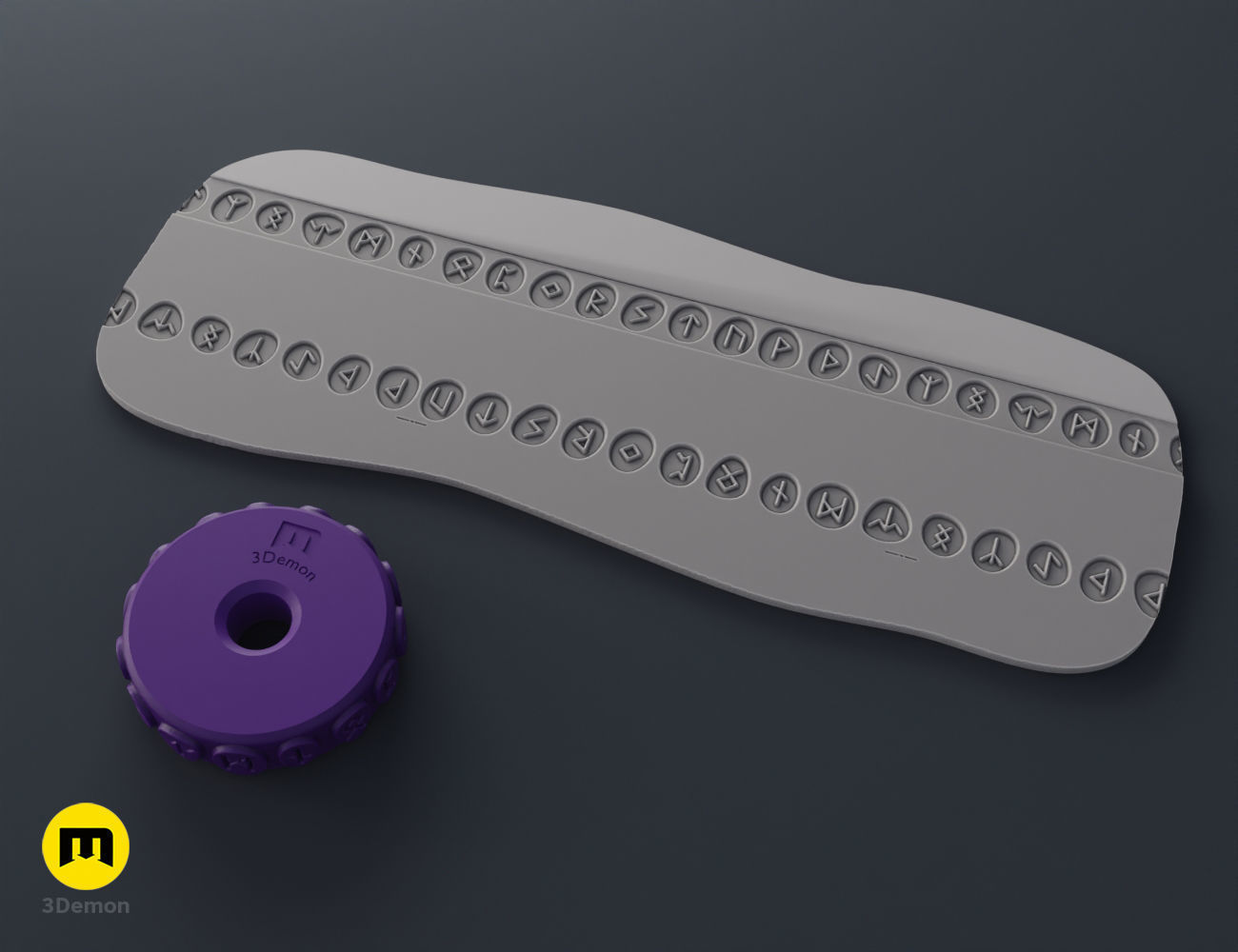 Stamp Wheels - Witchcraft Symbols 3D print model_23