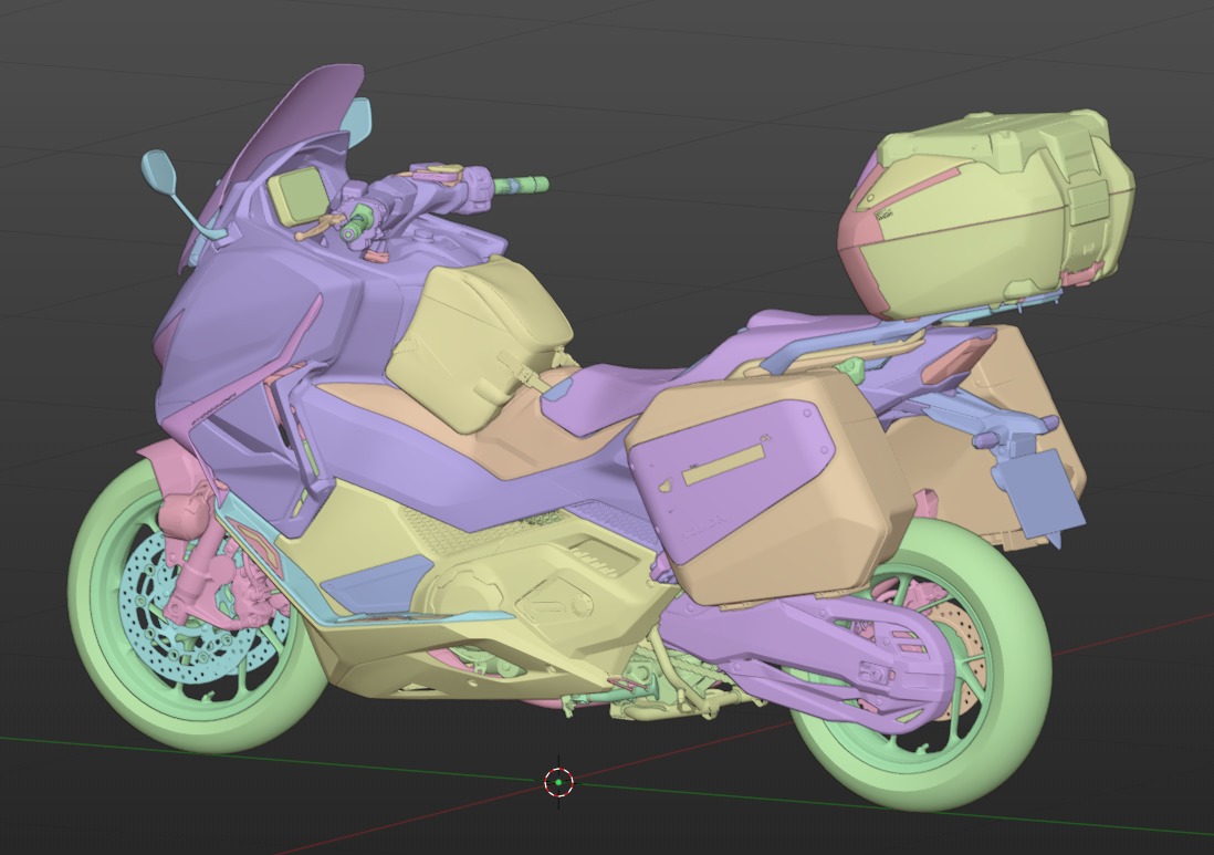 2024 Honda Forza 750 3D model 3D model_2