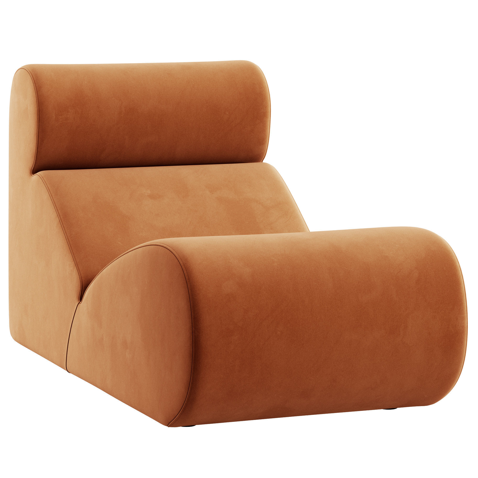 Boborelax Lounge Chair By Arflex 3D model_2