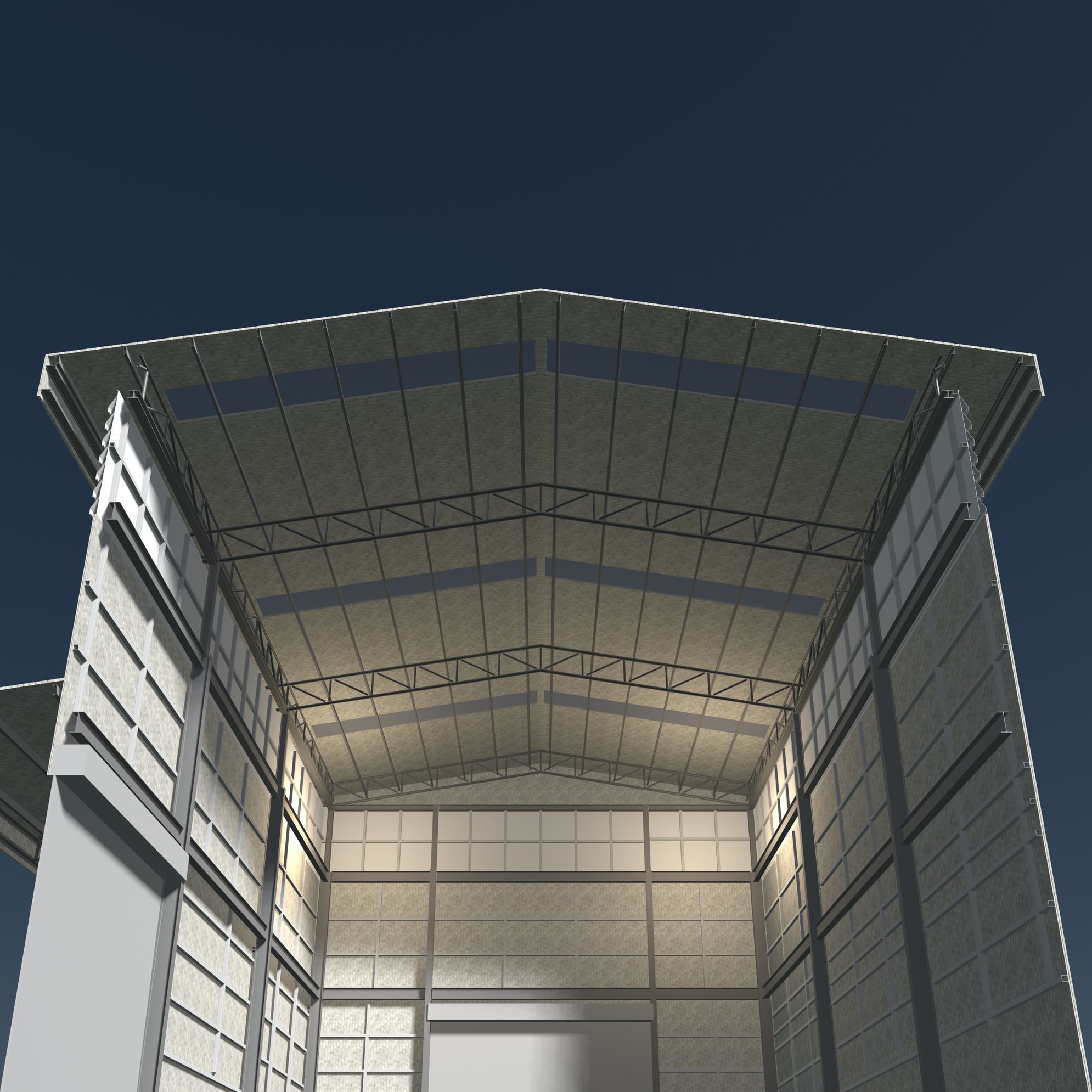 Warehouse in section cut 24i17 3D model_3