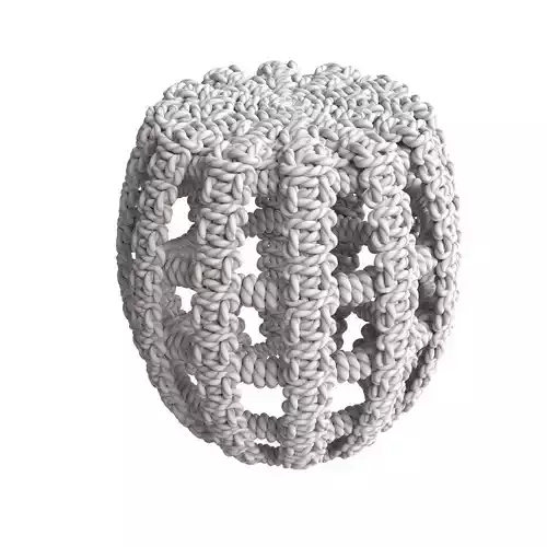 Palecek annabel hassock stool ottoman pouf