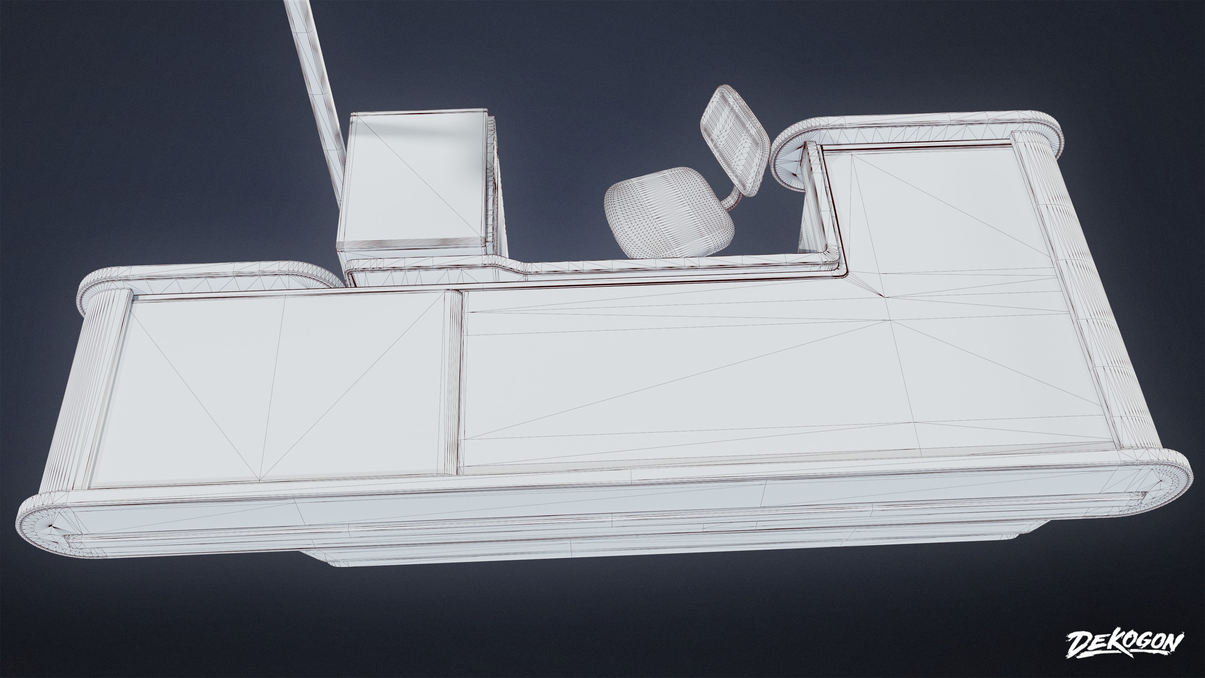 GROCERY - Grocery Checkout 04 - LOW POLY AND NANITE Low-poly 3D model_7