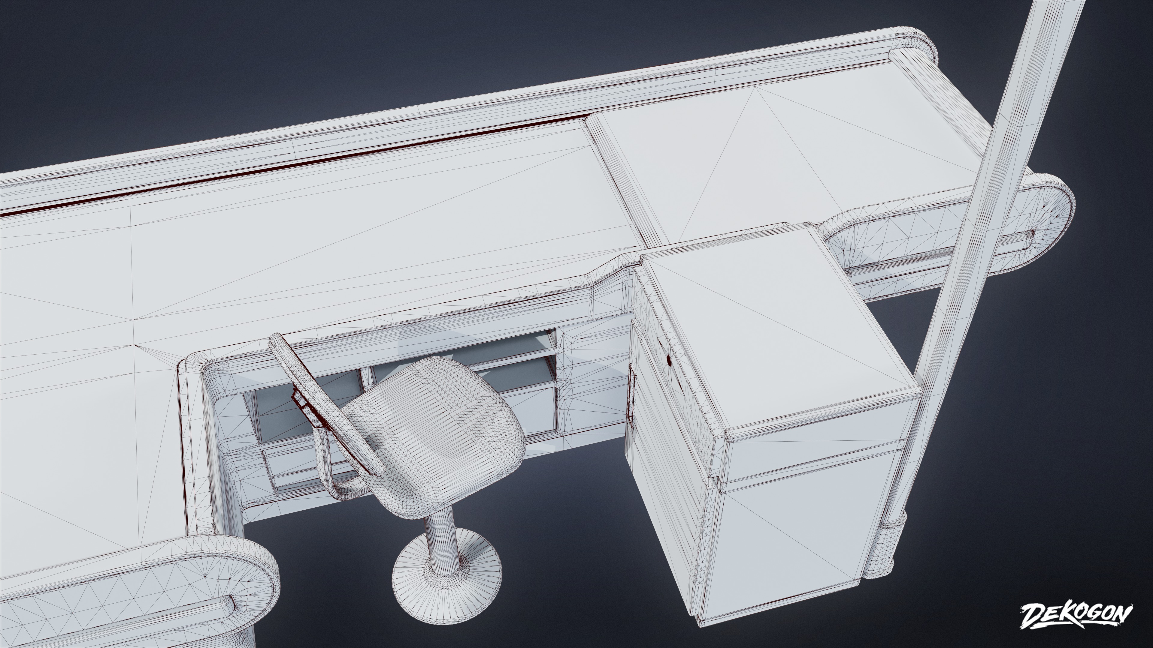 GROCERY - Grocery Checkout 04 - LOW POLY AND NANITE Low-poly 3D model_9