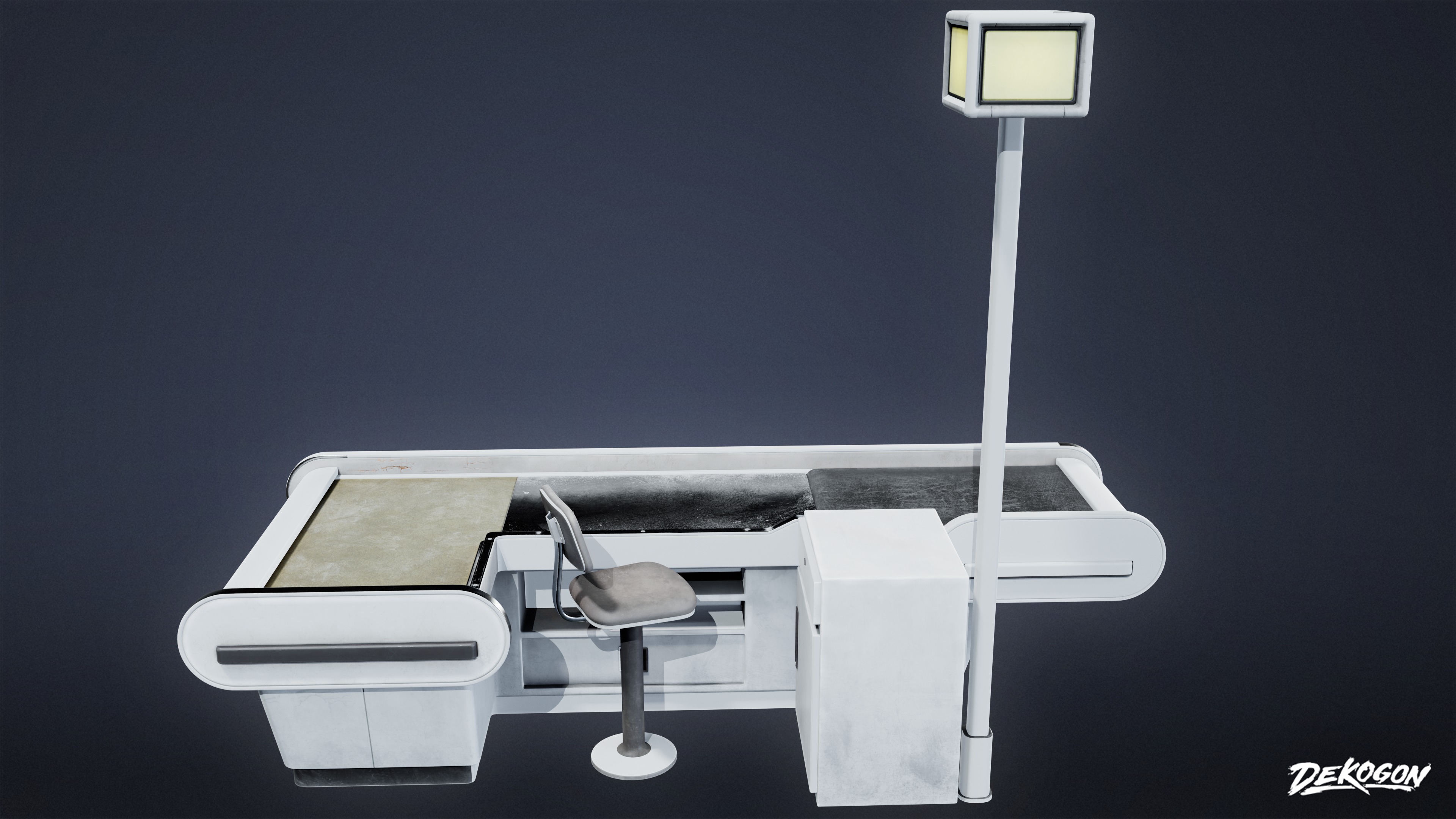 GROCERY - Grocery Checkout 04 - LOW POLY AND NANITE Low-poly 3D model_3