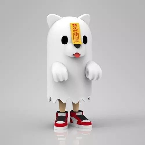 Jiangshi Ghost Bear Fan Art Toy 3D print model