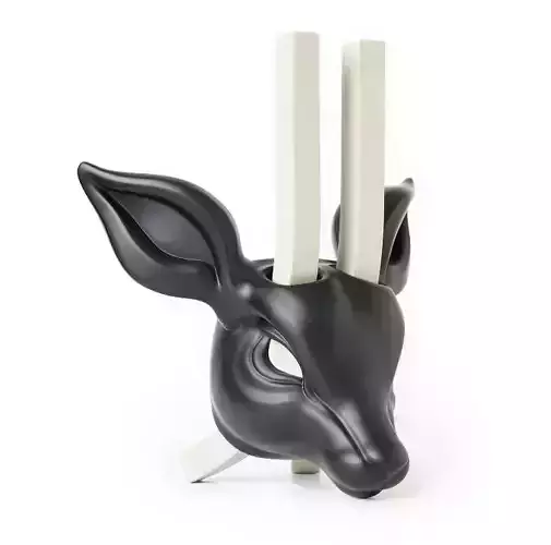 Antelope Black Edition Decorative Sculpture Fan Art Toy 