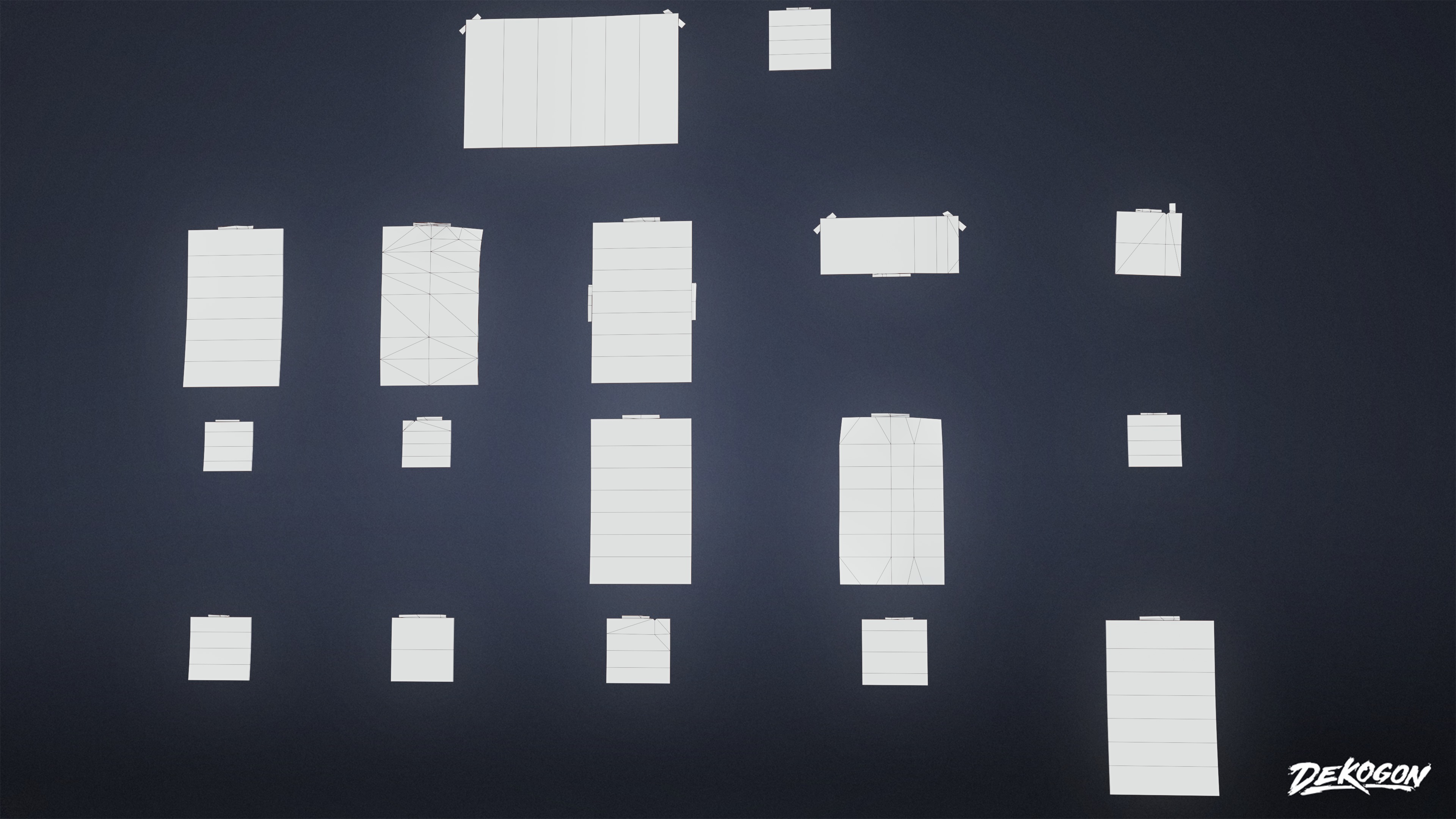 GROCERY - Grocery Signs 01 - LOW POLY AND NANITE Low-poly 3D model_14