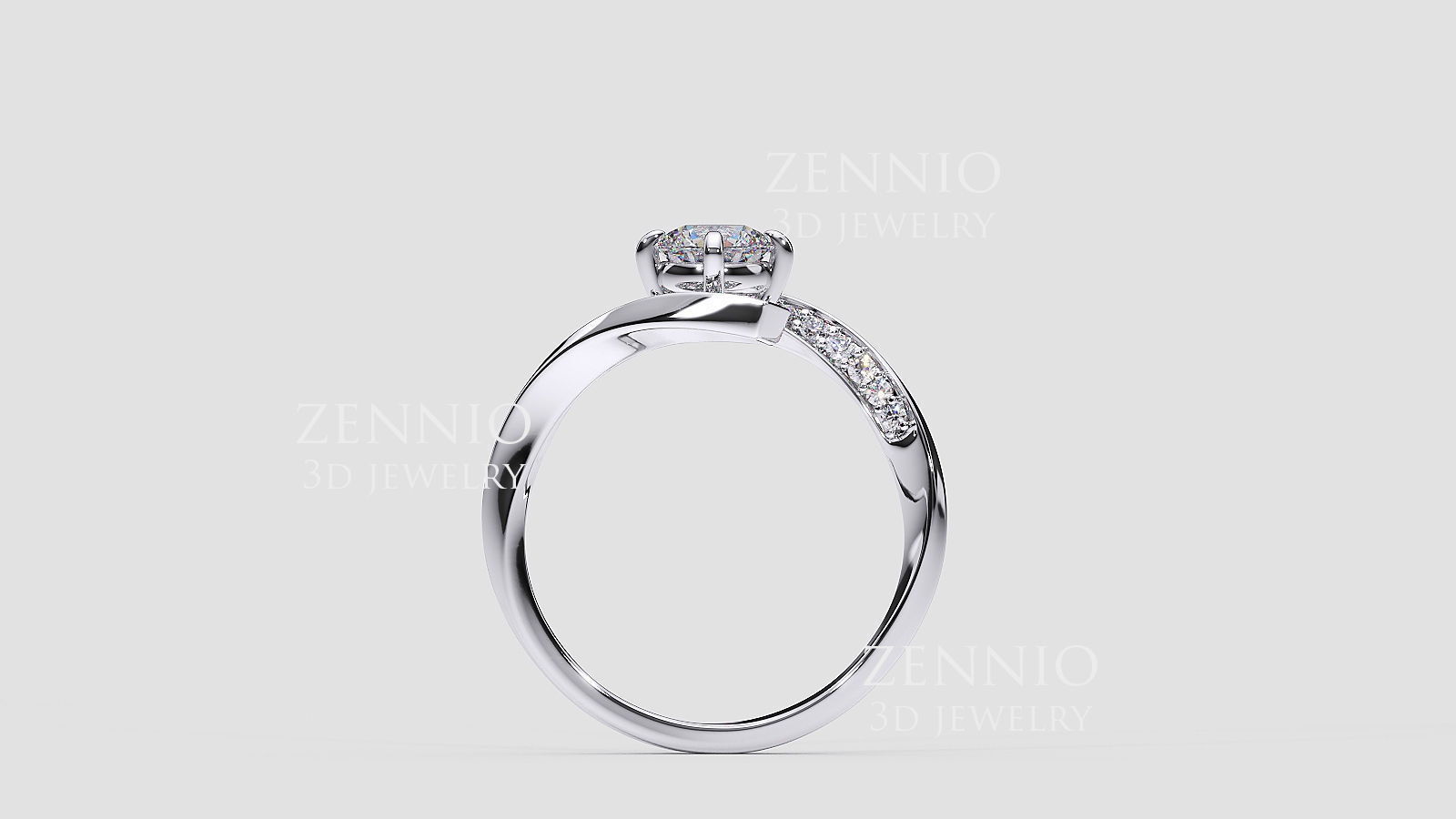 ZMY083 RIBBON DESIGN 3D print model_3