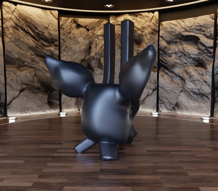 Antelope n Rhyno Decorative Sculpture Fan Art Toy 3D print model_8