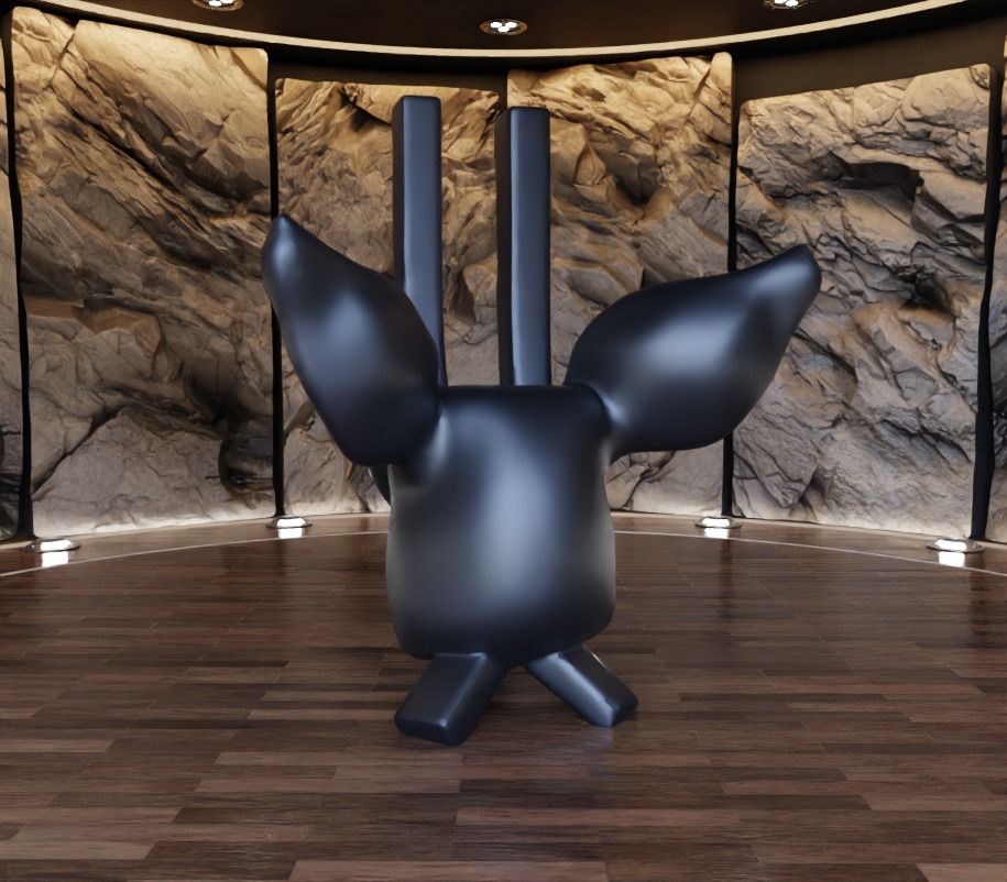 Antelope n Rhyno Decorative Sculpture Fan Art Toy 3D print model_10