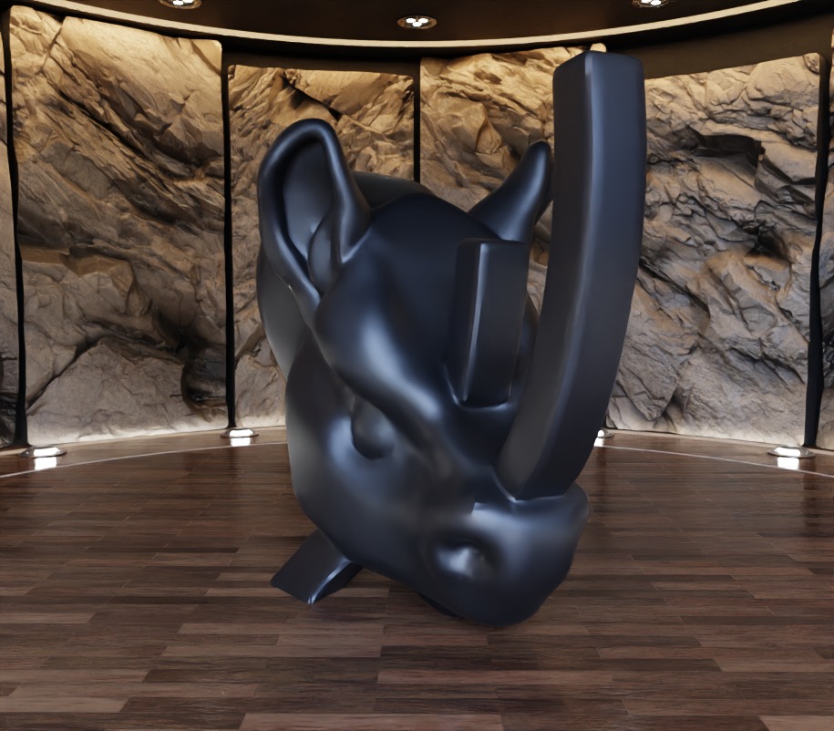 Antelope n Rhyno Decorative Sculpture Fan Art Toy 3D print model_17