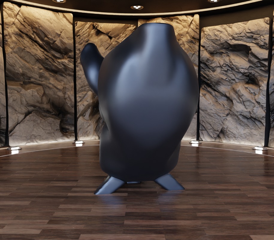 Antelope n Rhyno Decorative Sculpture Fan Art Toy 3D print model_9