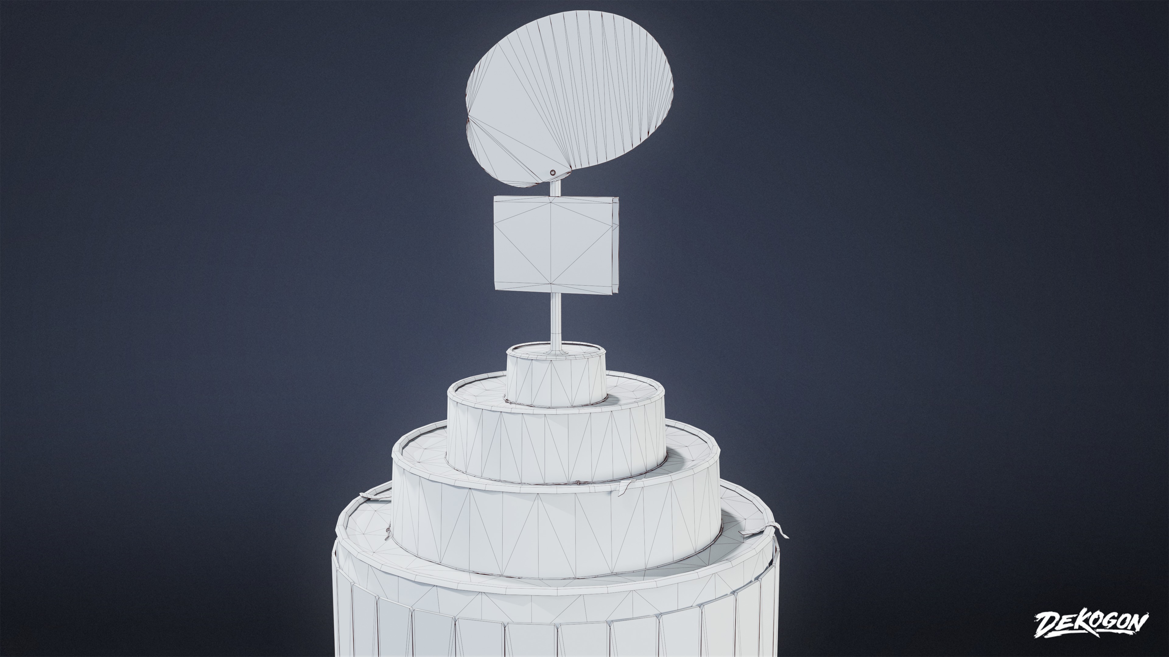 GROCERY - Grocery Stand 02 - LOW POLY AND NANITE Low-poly 3D model_7