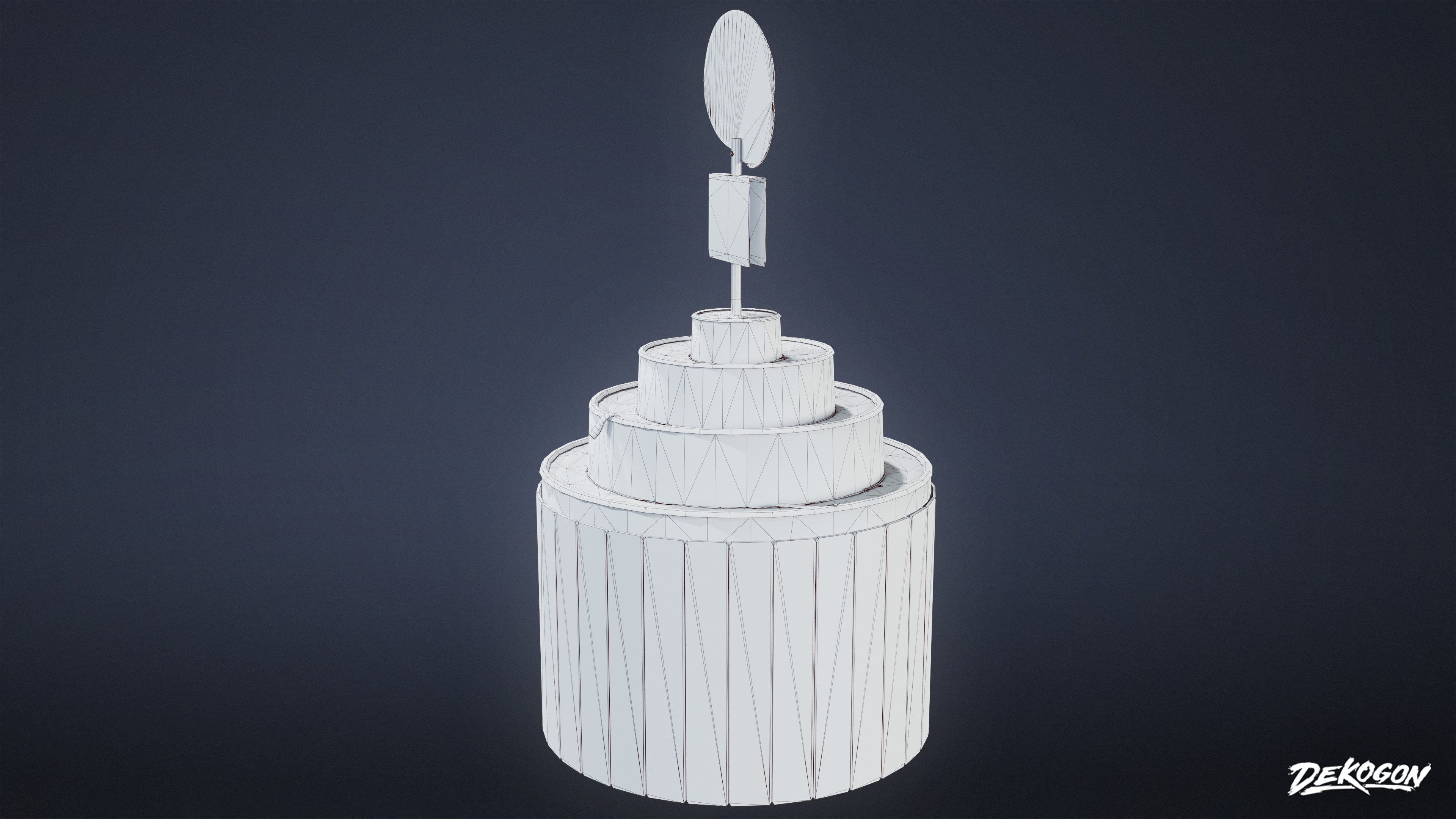 GROCERY - Grocery Stand 02 - LOW POLY AND NANITE Low-poly 3D model_9