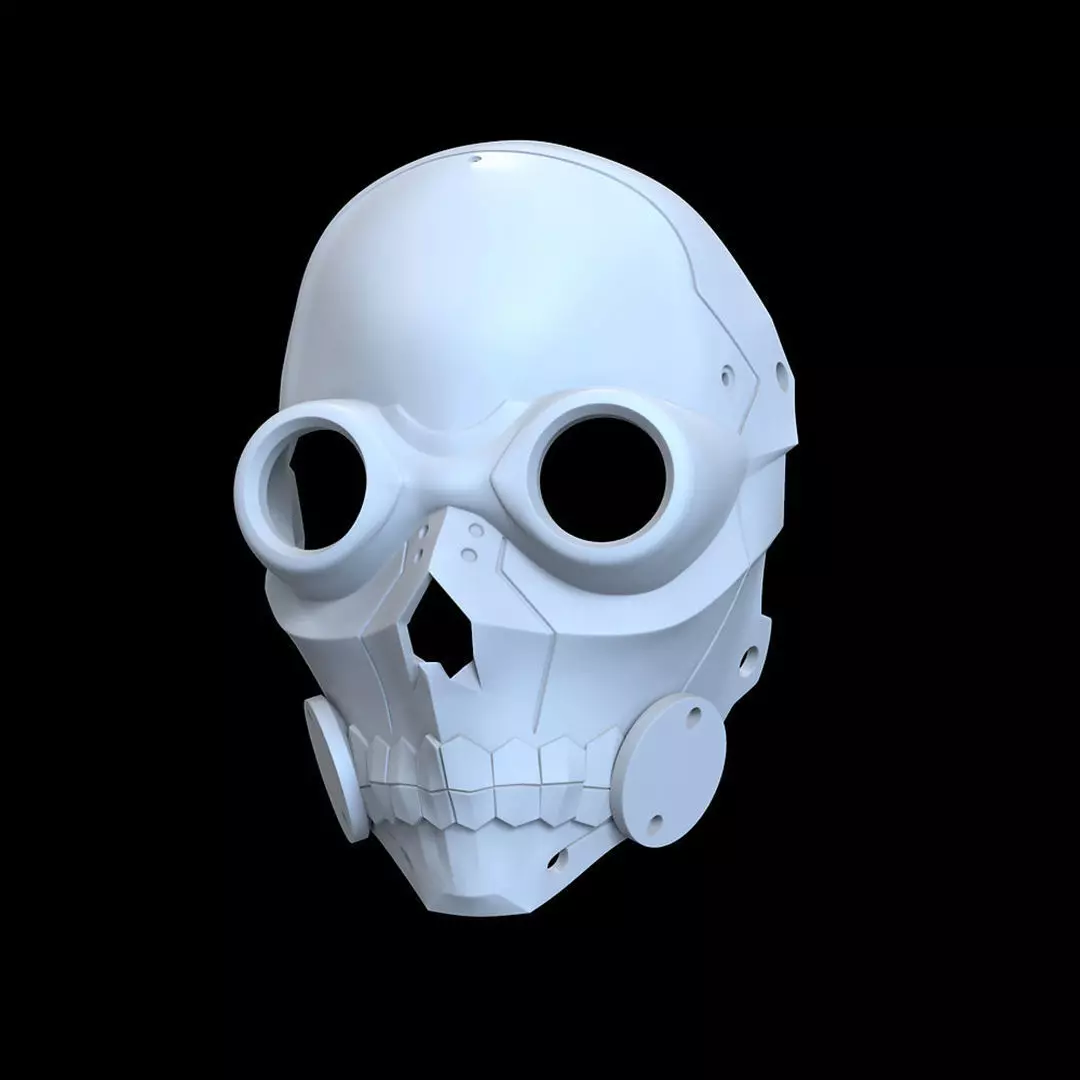 Death Gun Mask 3D Model Ready to Print 3D print model_0