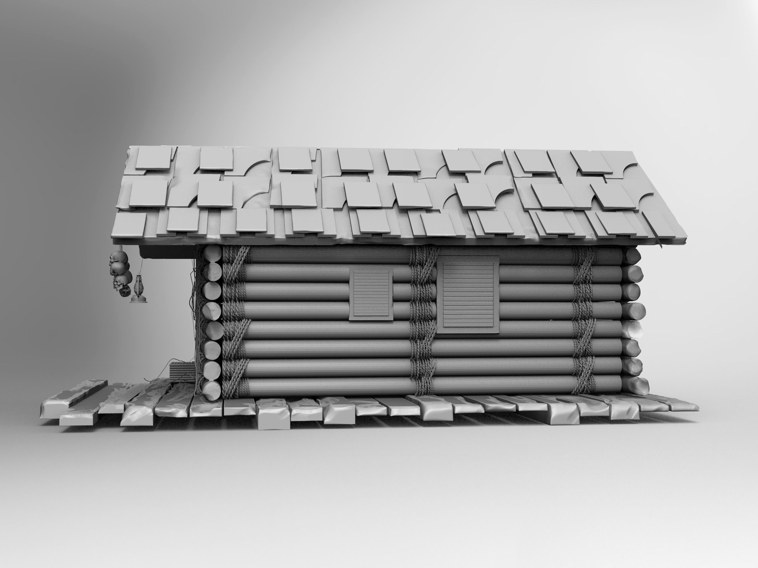 FREE Robot Drone and Character 3D model_26