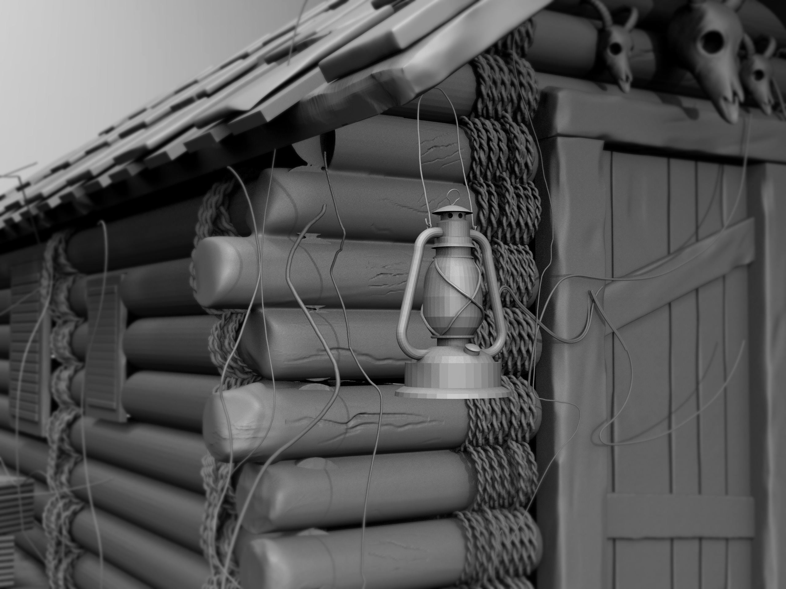 FREE Robot Drone and Character 3D model_27