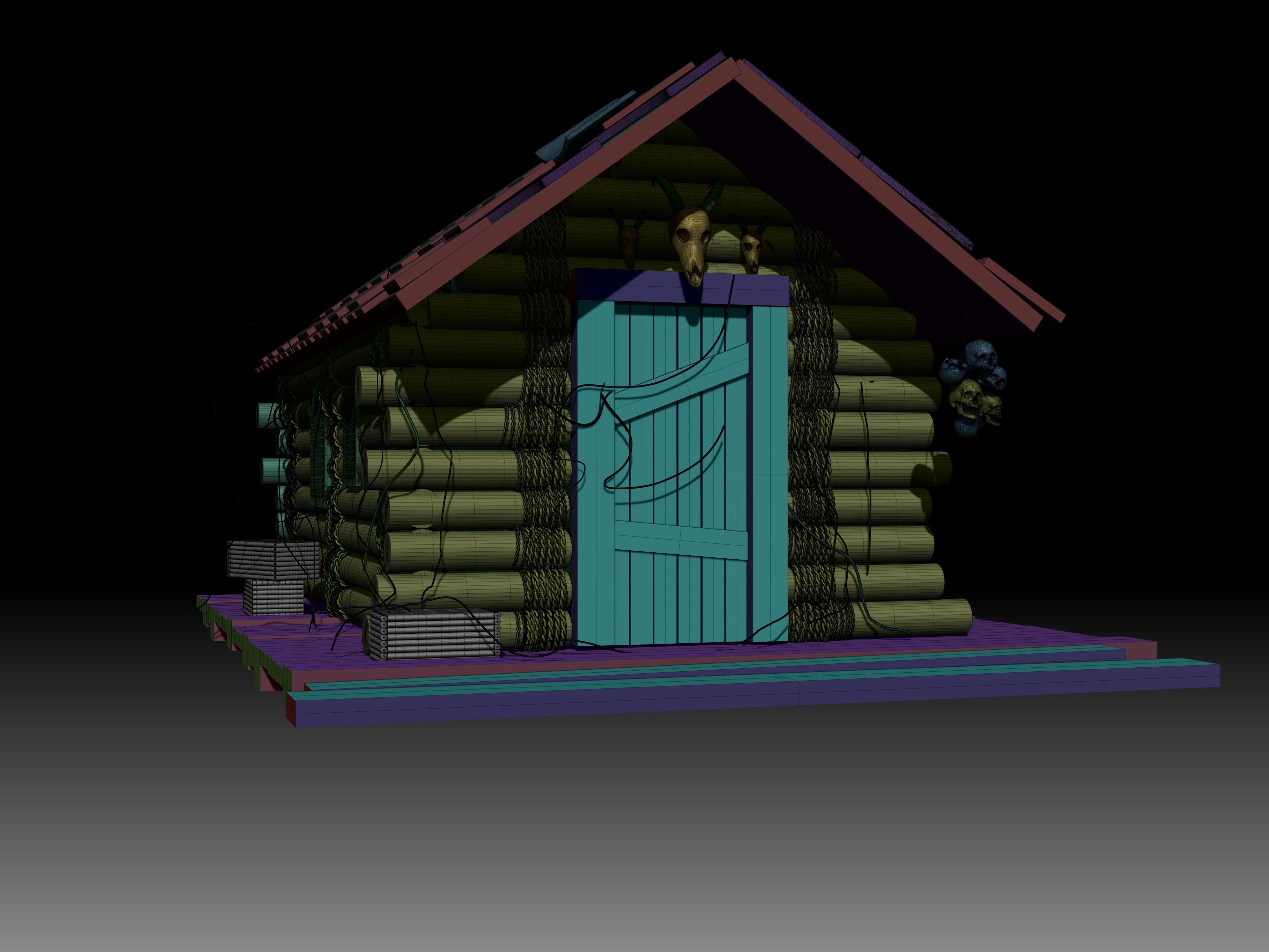 FREE Robot Drone and Character 3D model_34