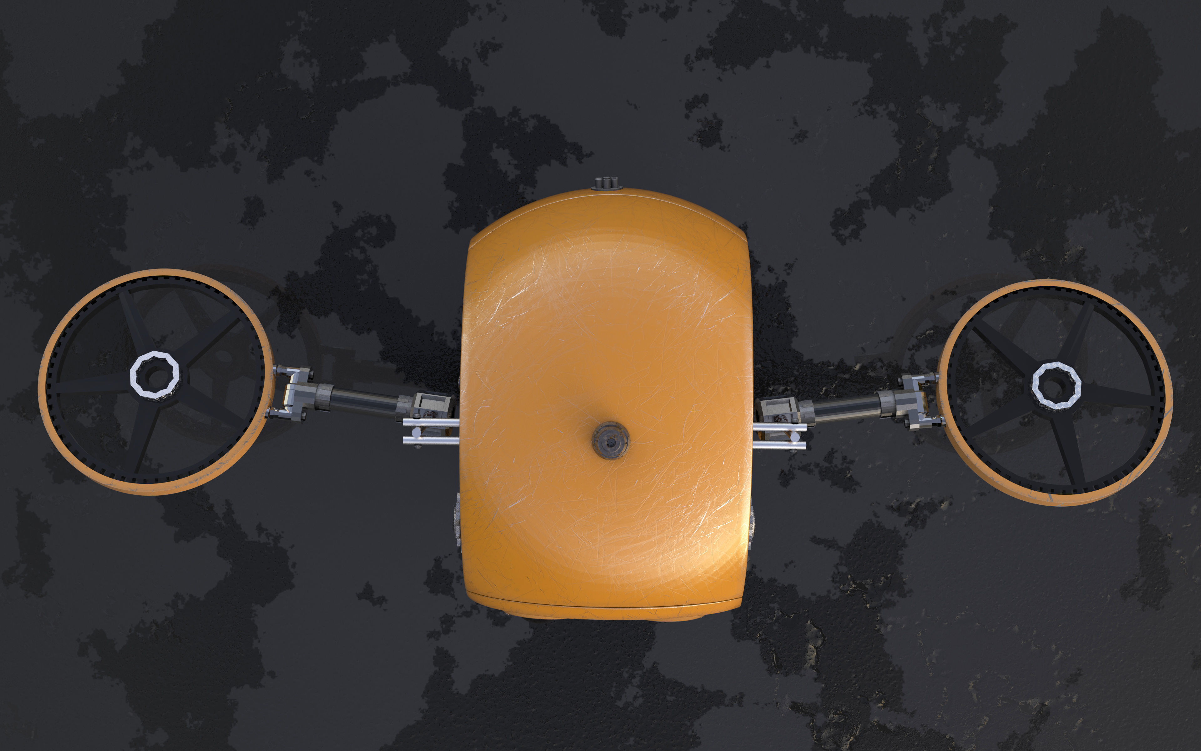 FREE Robot Drone and Character 3D model_19