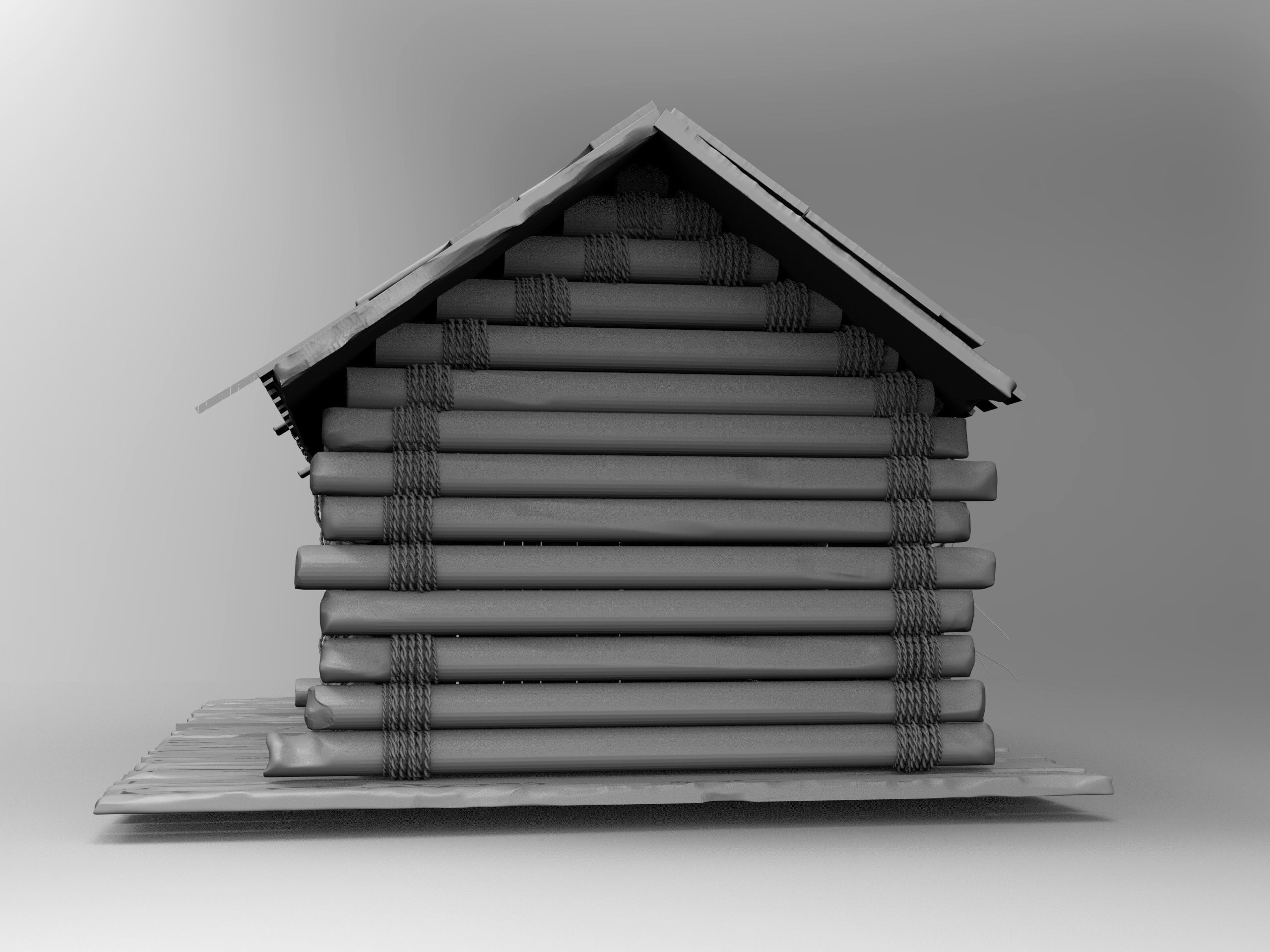 FREE Robot Drone and Character 3D model_28