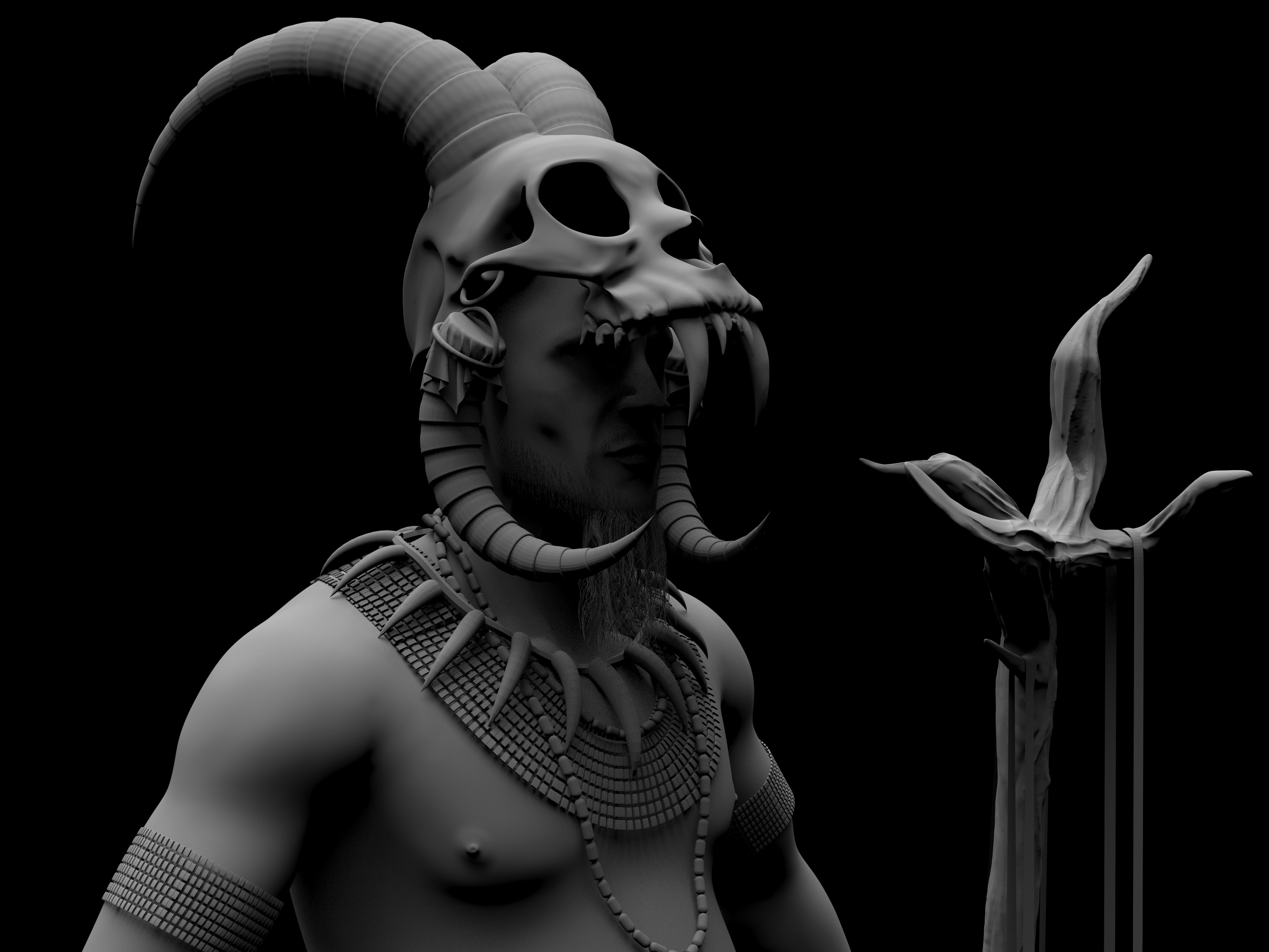 FREE Robot Drone and Character 3D model_39