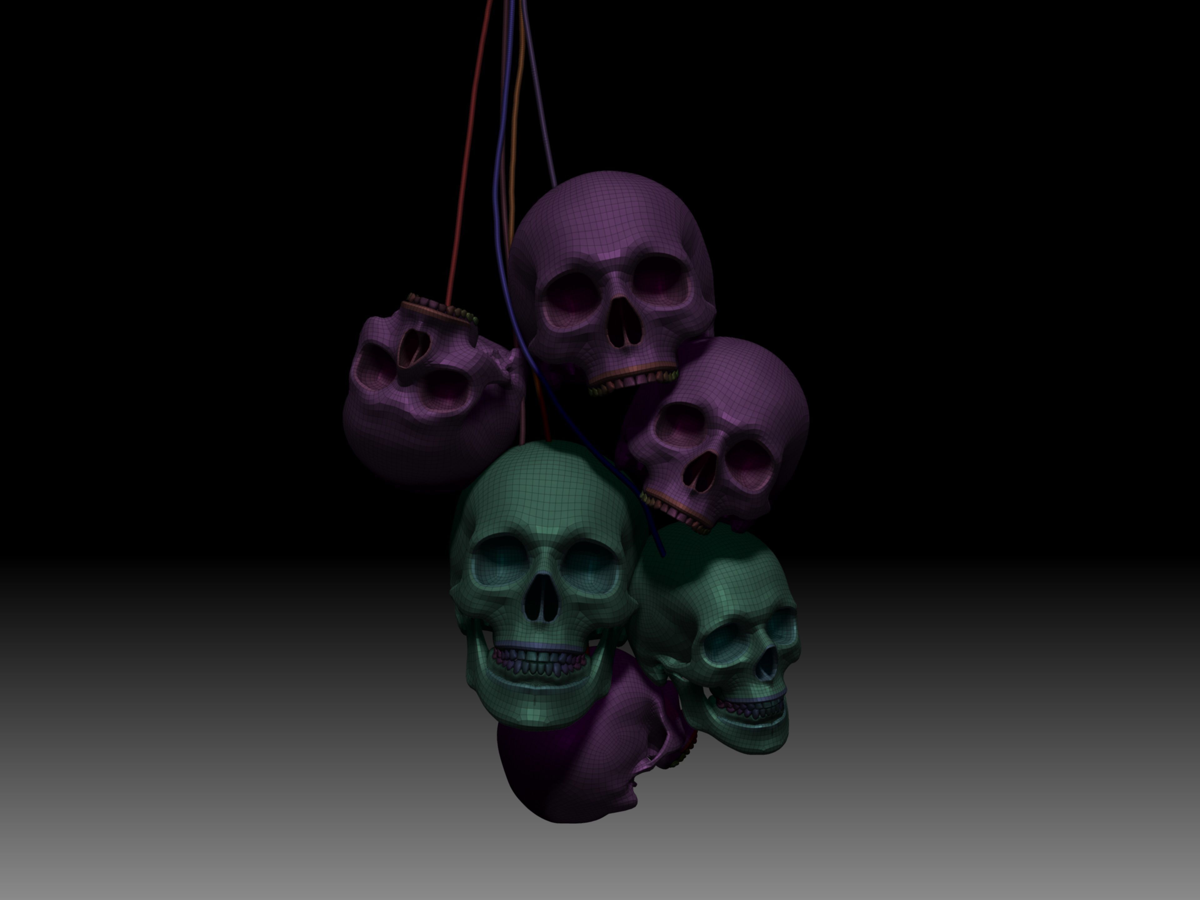 FREE Robot Drone and Character 3D model_32