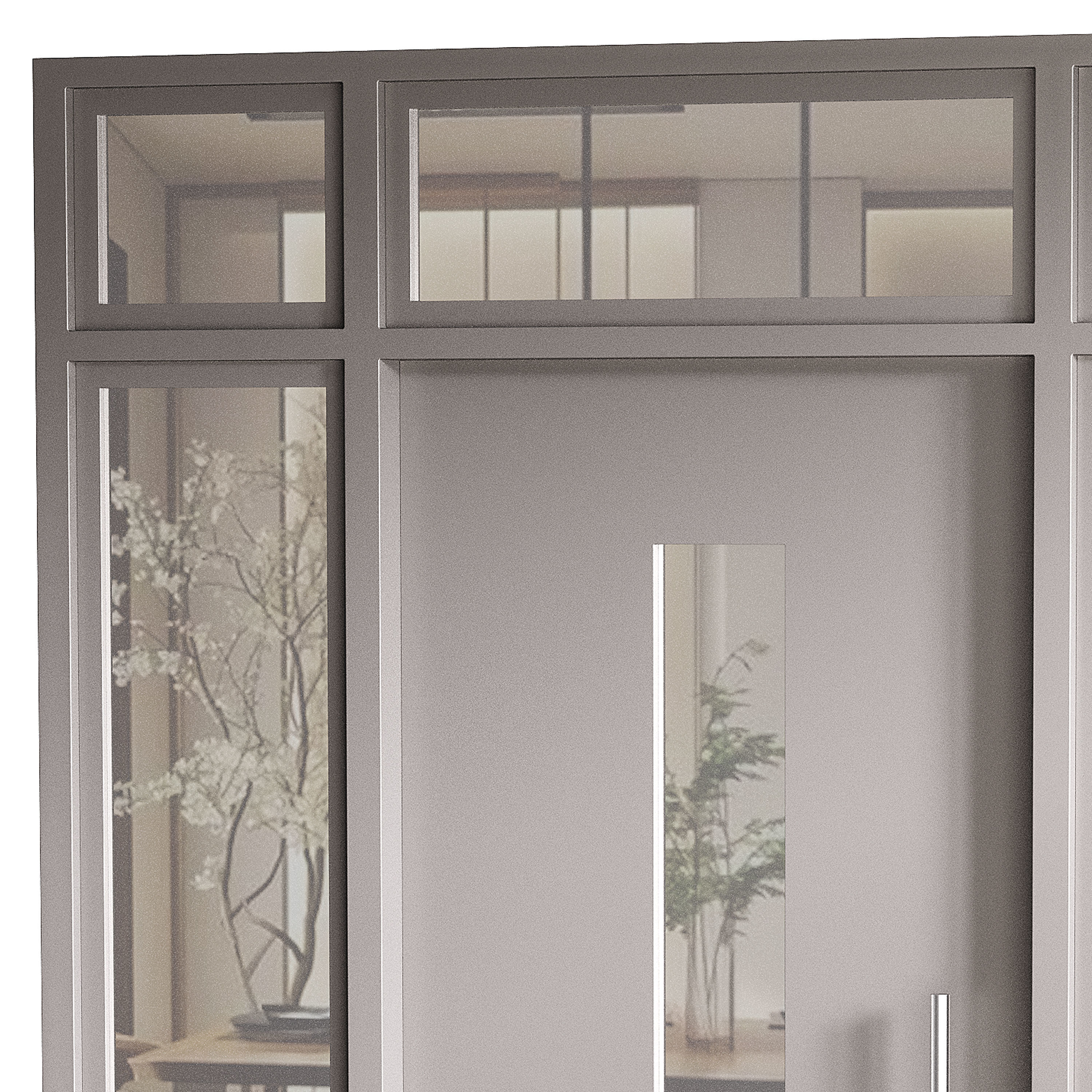 Modern entrance door 05 3D model_10