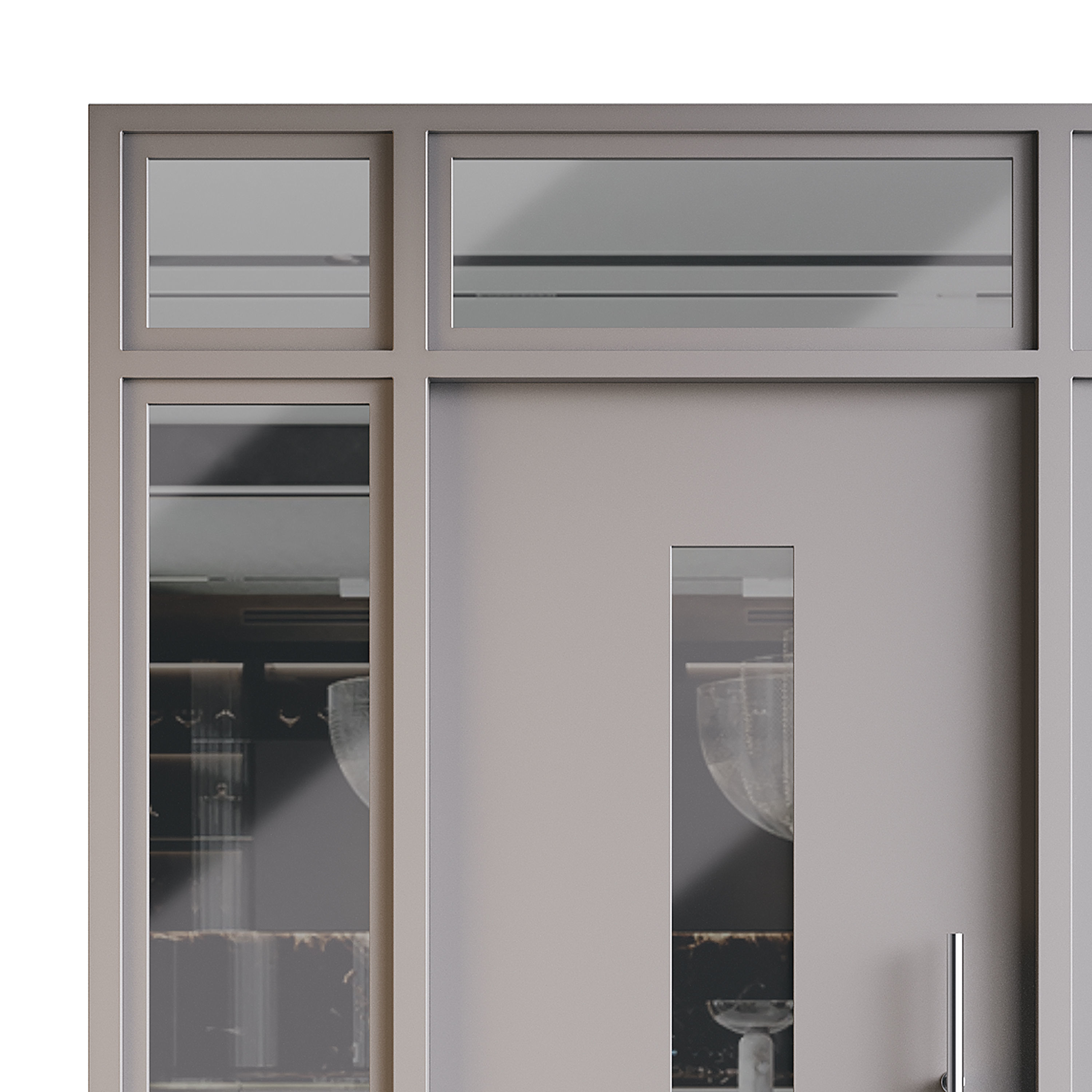 Modern entrance door 05 3D model_5