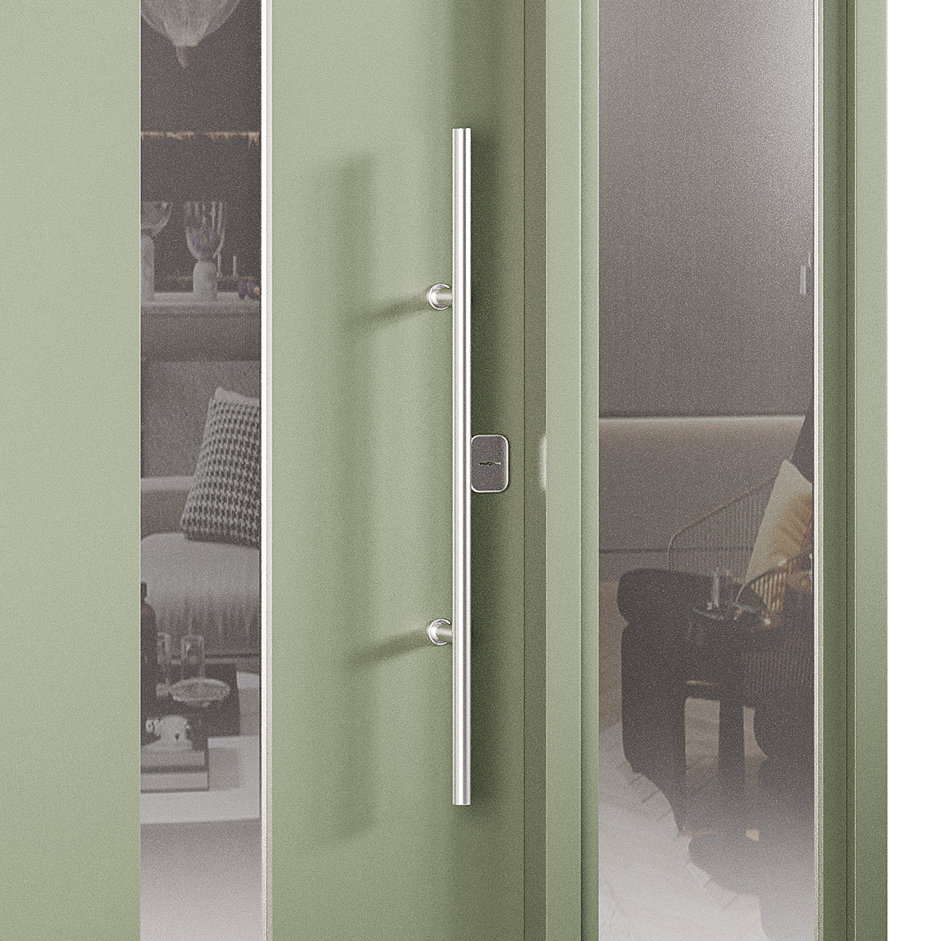 Modern entrance door 05 3D model_11