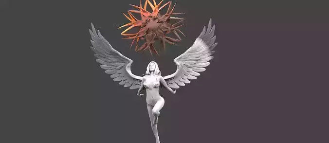 Angel of Abundance with orb