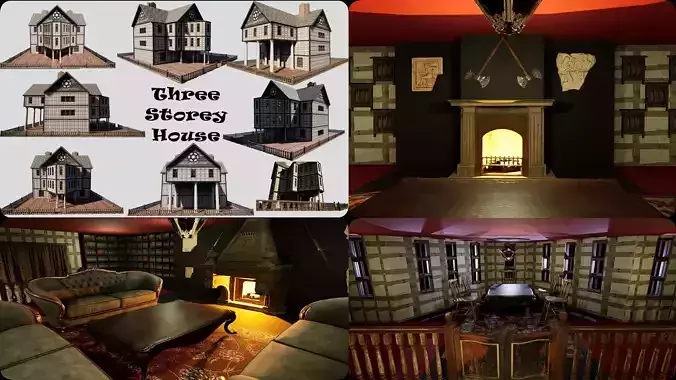 Three Storey House Interior Exterior