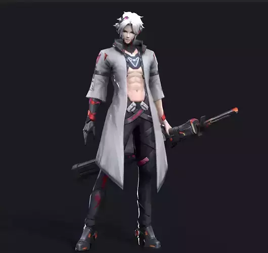 Swordsman 3D model