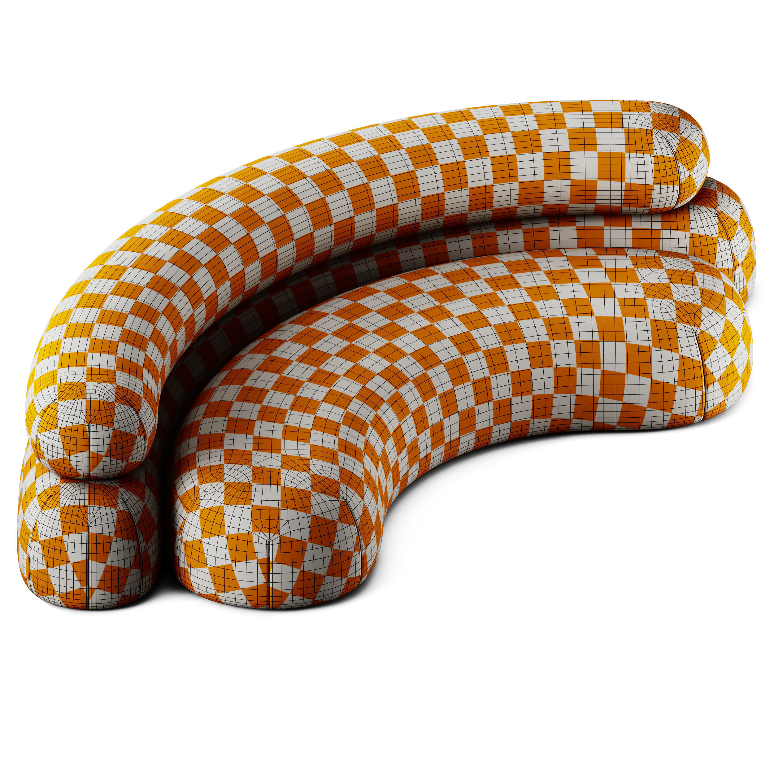 Adrenalina Nefelibata 4 2 Modular Sofa 3D model_6