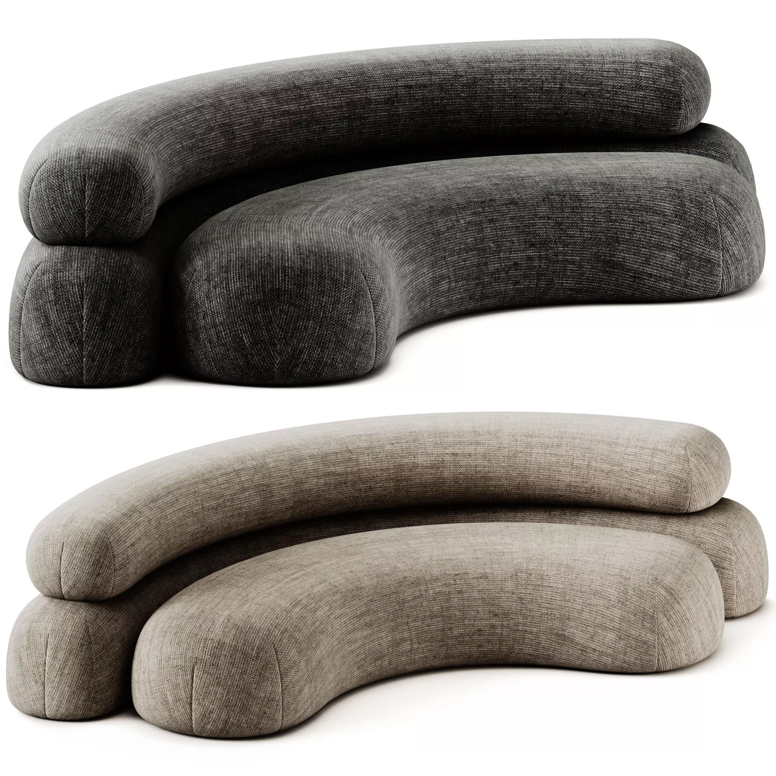 Adrenalina Nefelibata 4 2 Modular Sofa 3D model_0