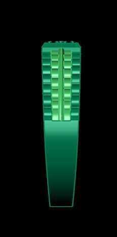 men wedding ring for daimonds 3D print model_12