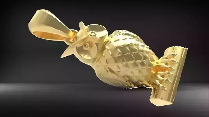 Owl Pendant Necklace Charm Jewelry