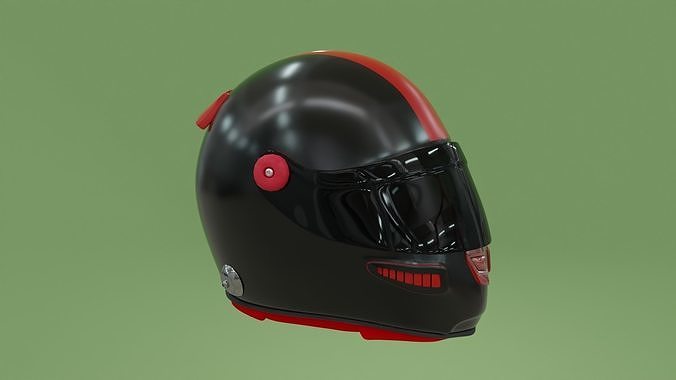 Modelo Racing Helmet Racing Helmet free VR / AR / low-poly 3D model | CGTrader