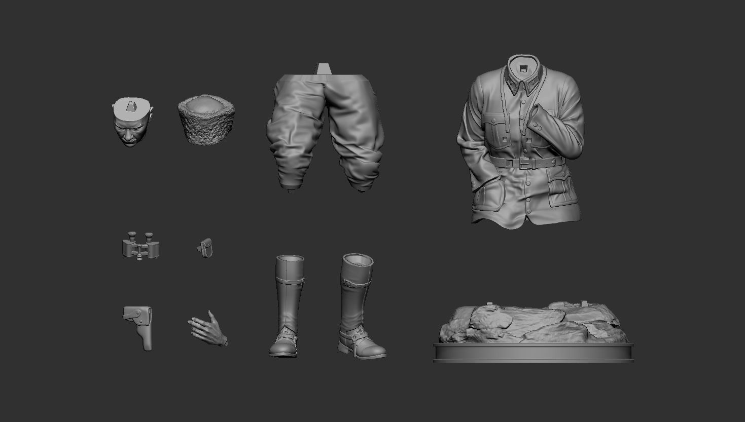 Gazi Mustafa Kemal Ataturk Kocatepe 3D print model_17