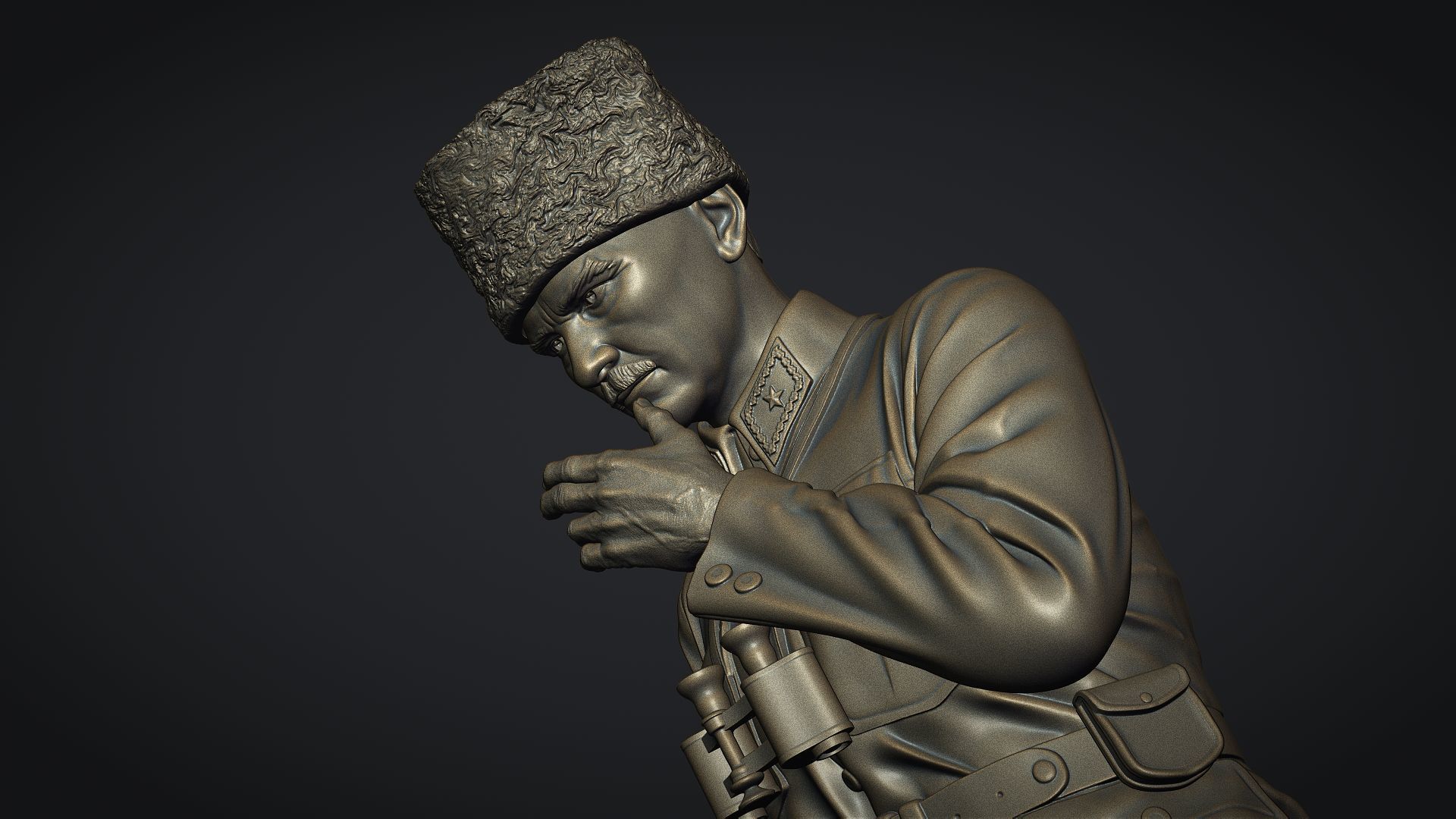 Gazi Mustafa Kemal Ataturk Kocatepe 3D print model_8