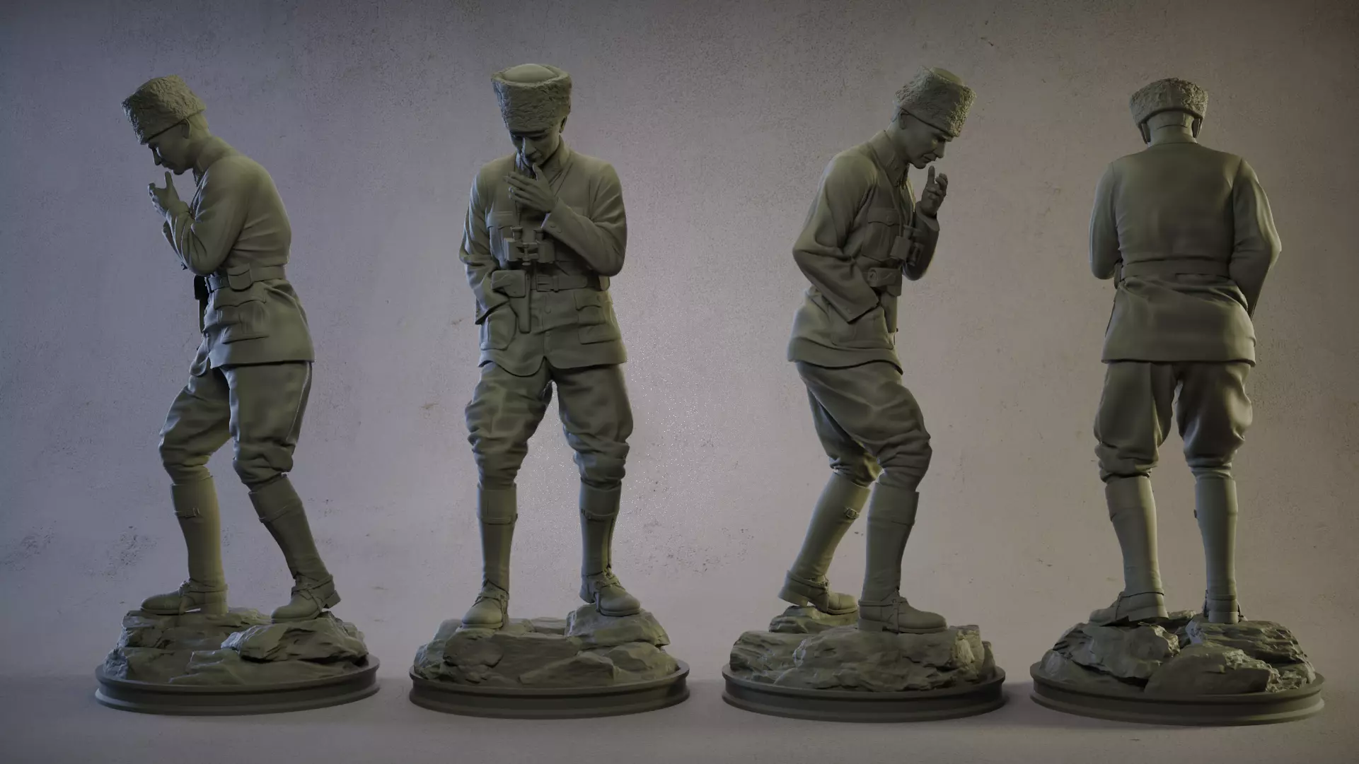 Gazi Mustafa Kemal Ataturk Kocatepe 3D print model_0