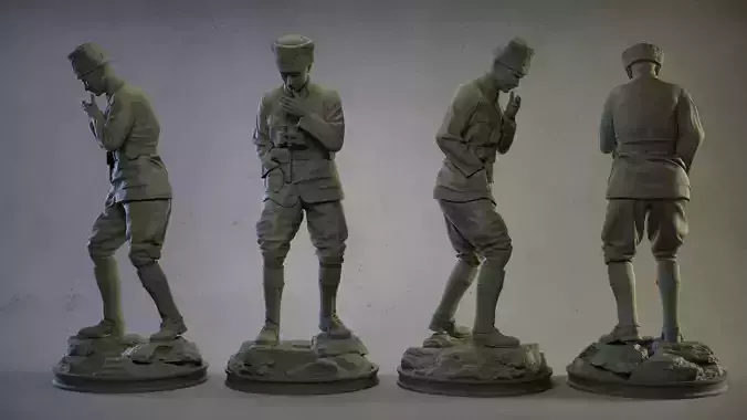 Gazi Mustafa Kemal Ataturk Kocatepe 3D print model