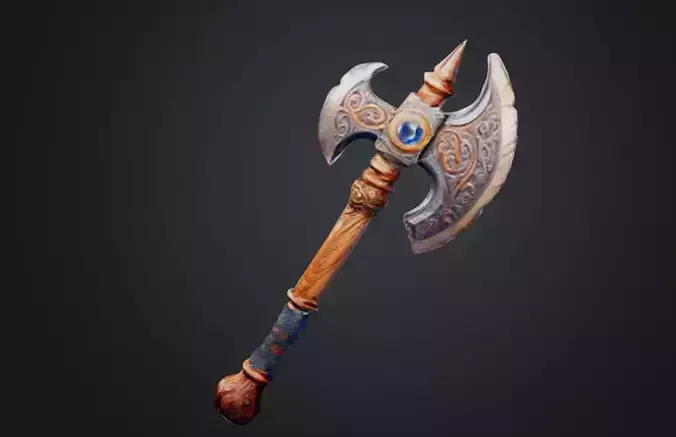 Enchanted battle axe