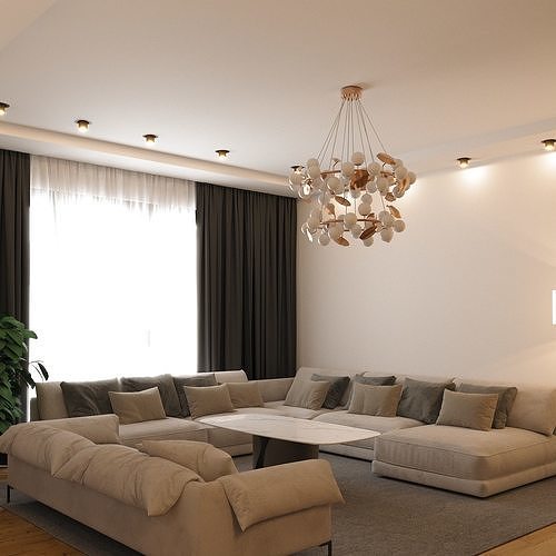 interior hotel 3D model