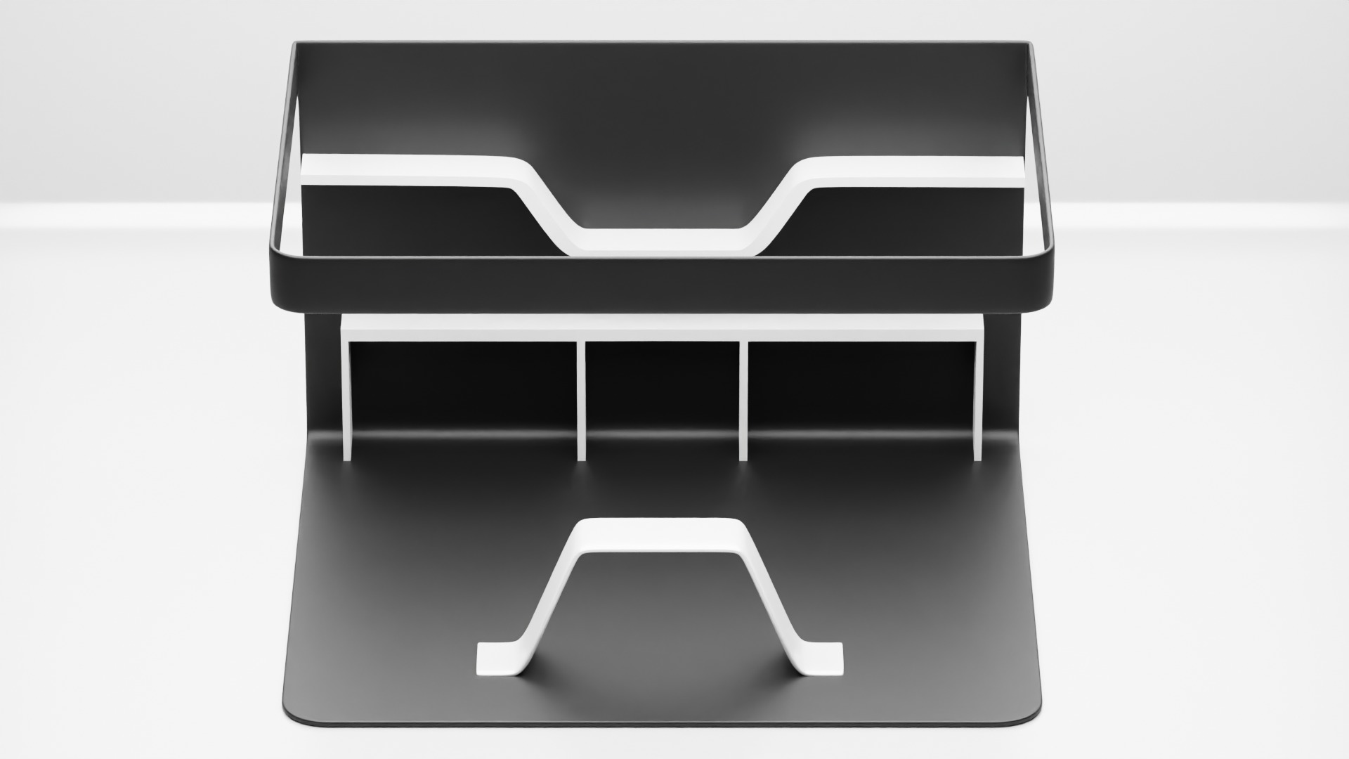 Exhibition booth 3D model_2